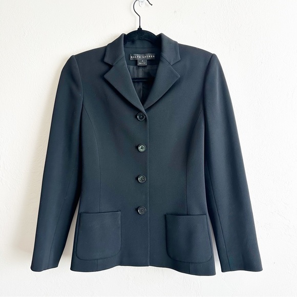 Ralph Lauren Black Label Jackets & Blazers - Ralph Lauren Women's Elegant Black Suit Blazer Jacket size 4
